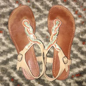 Xhilaration Beaded Sandals in size 7.5
